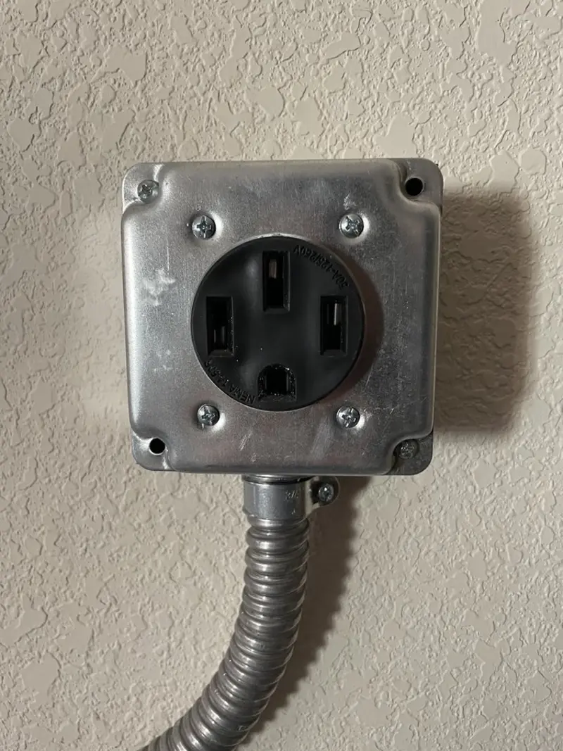 NEMA 14-50 outlet installed for Smart Home Electrical in Mount Gilead